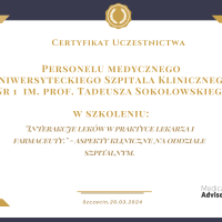 Certyfikat Uczestnictwa